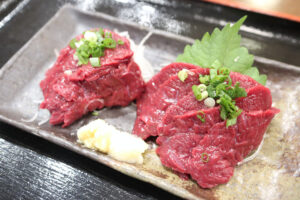 馬刺し定食